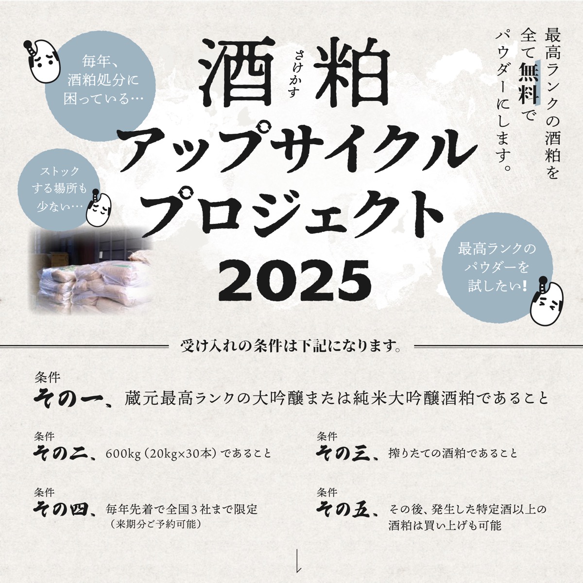 酒粕アップサイクルプロジェクト 2025