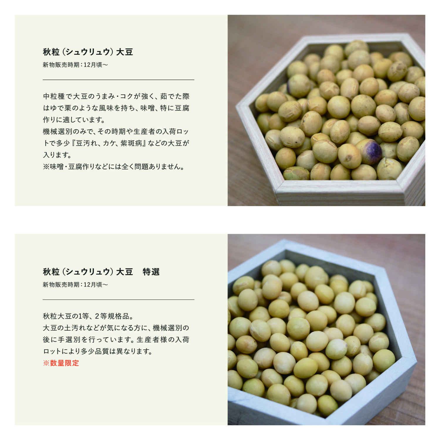 秋粒（シュウリュウ）大豆