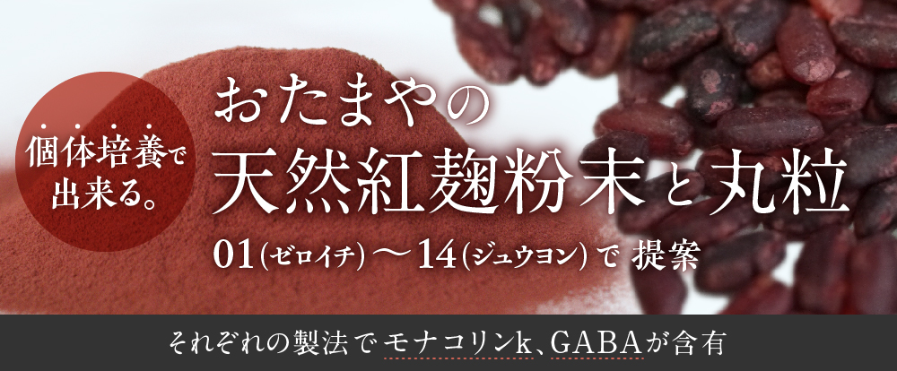 紅麹（粒・パウダー） | おたまや 無添加味噌・甘酒・麹販売