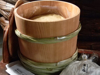 手前味噌 昭和本樽8kg No.12(柿渋仕上げ)