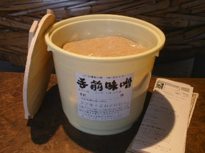 手前味噌 ポリ樽(3kg)