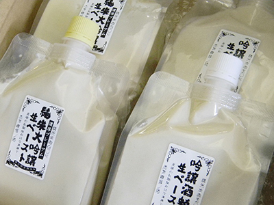 酒粕生ペースト2種4個セット(吟醸×2、純米大吟醸×2)