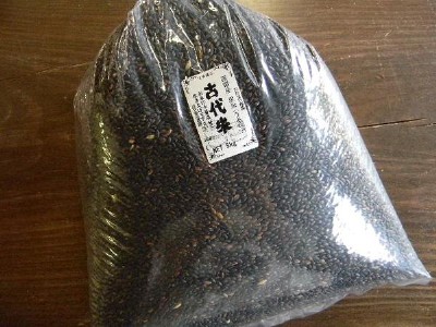 古代米 黒うるち米 奥の紫(5kg)