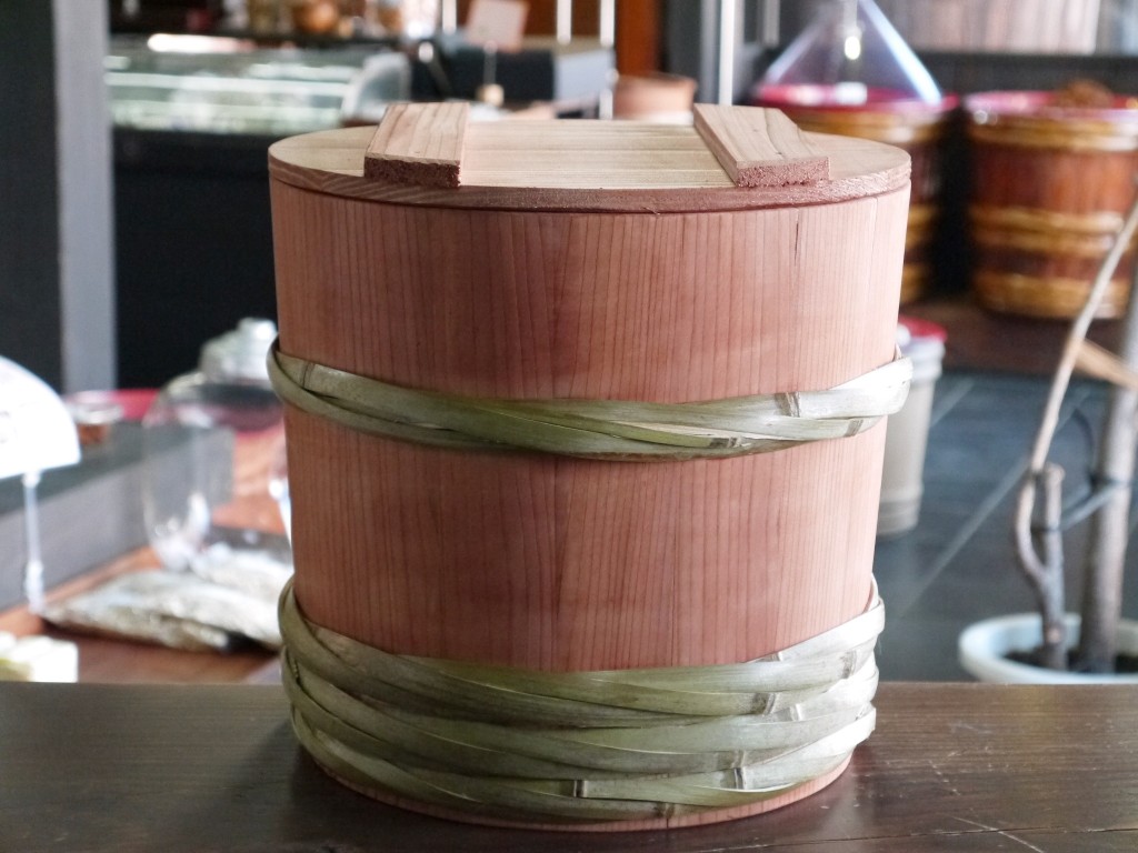 手作り味噌セット 昭和本樽仕込み No.12(柿渋仕上げ)