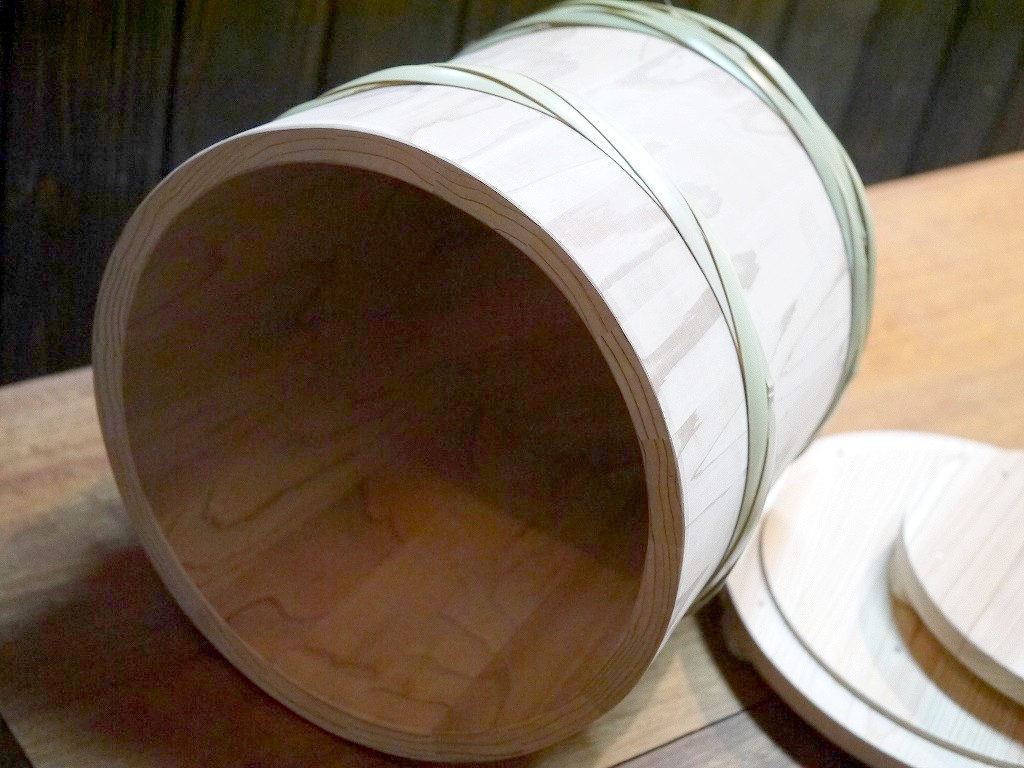 昭和本樽 秋田杉 板目桶 No.12