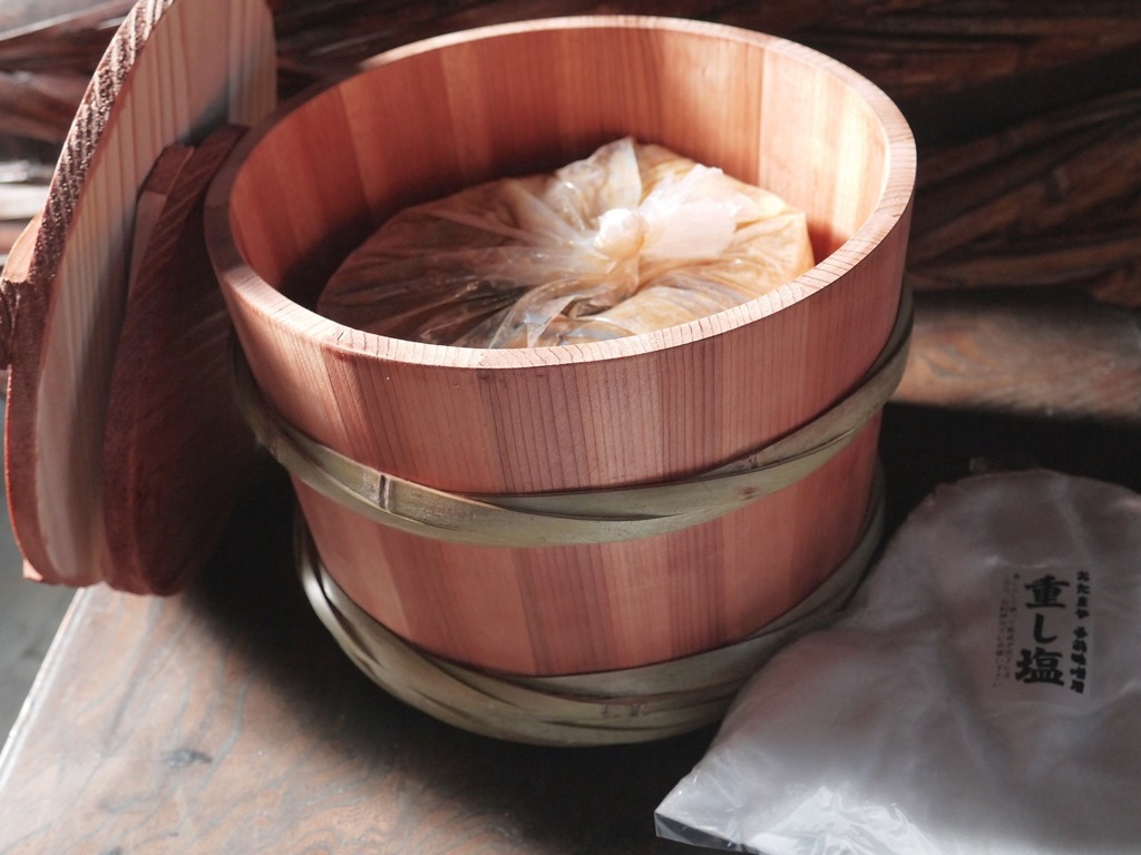 手前味噌 昭和本樽4kg No.7(柿渋仕上げ )
