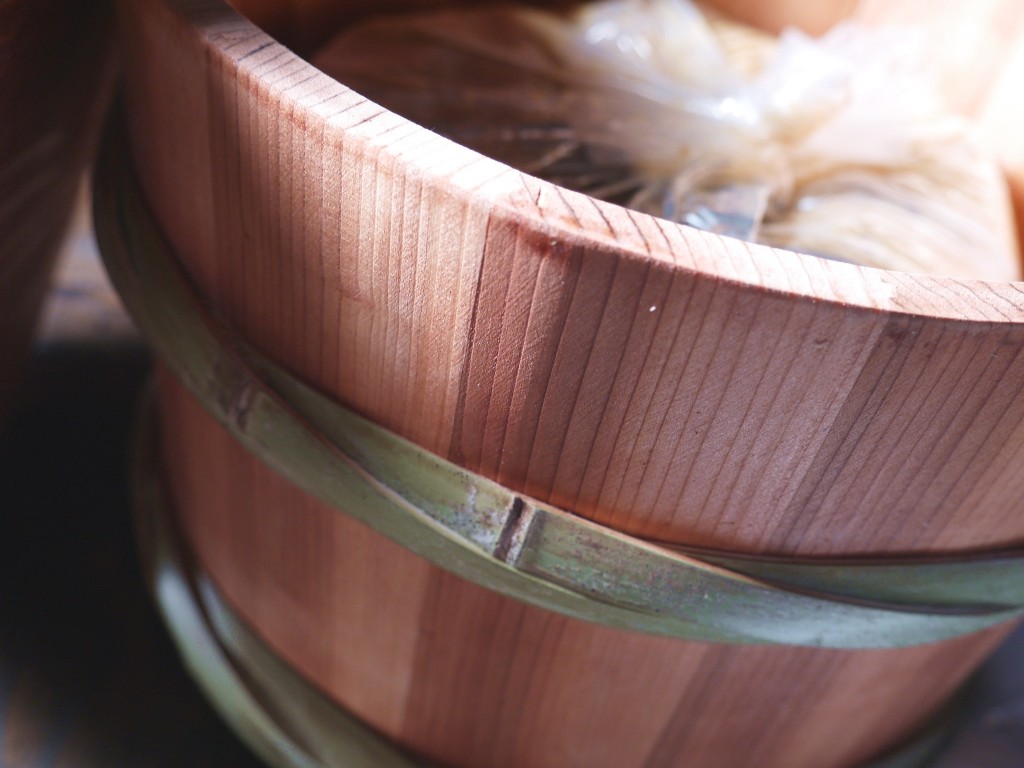 手前味噌 昭和本樽4kg No.7(柿渋仕上げ )