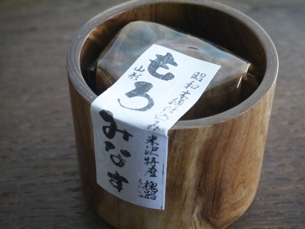 槐(えんじゅ)器入り 山形もろみなす(210g)