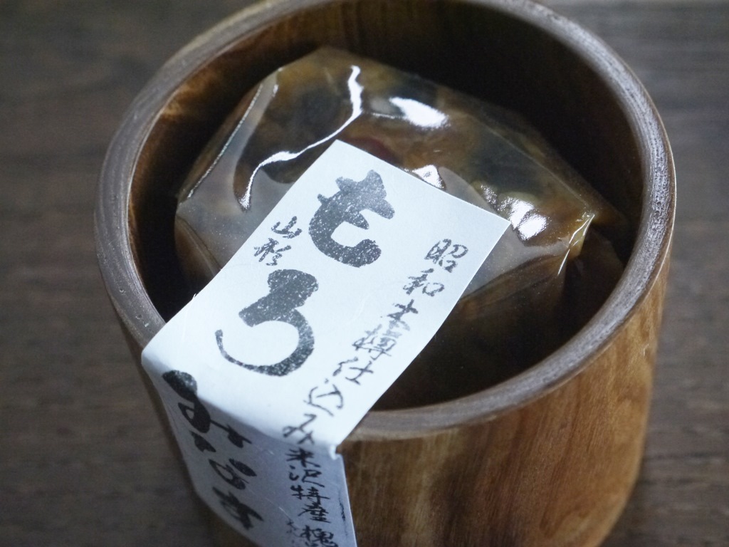槐(えんじゅ)器入り 山形もろみなす(210g)