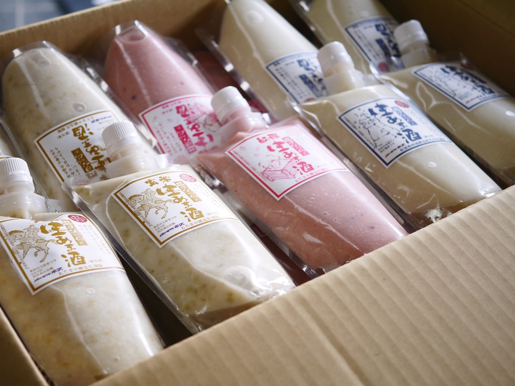 生甘酒 バラエティー 23個(白×8、玄米8、紅麹×7)【定期購入】