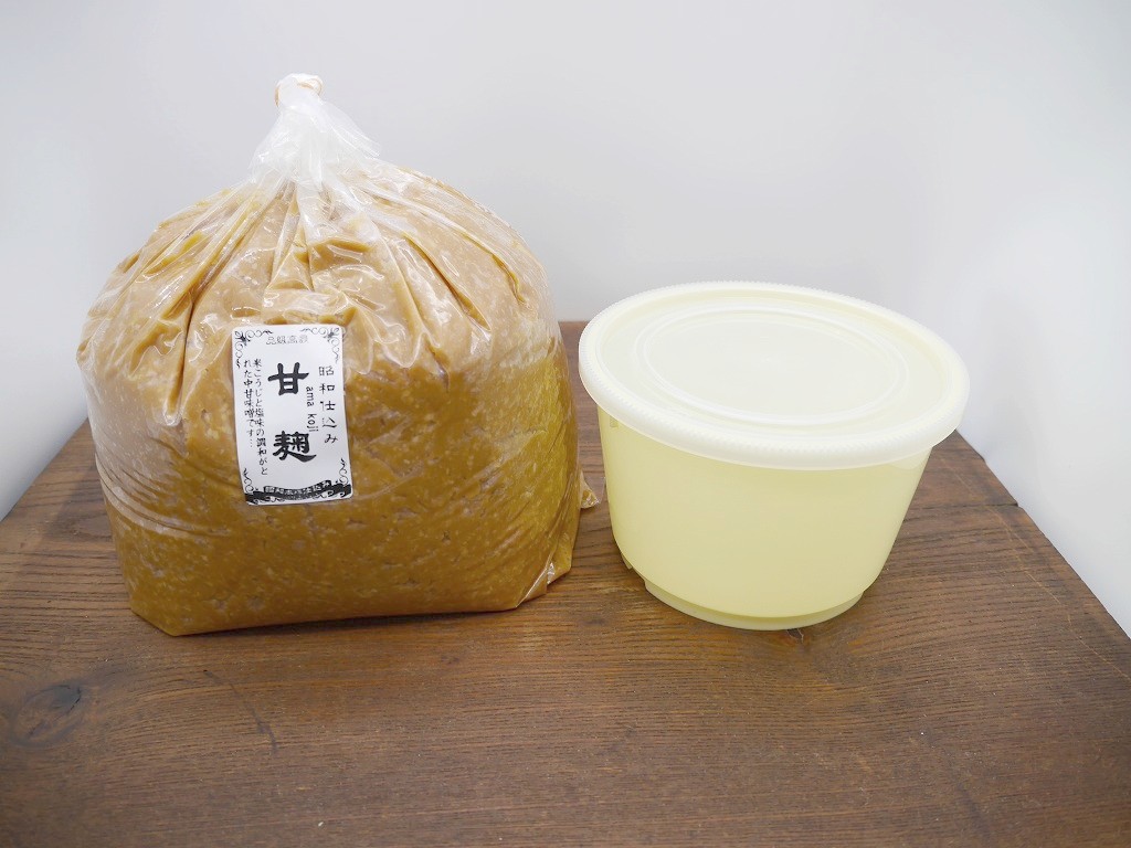 甘麹味噌（4kg）小分け1kgポリ樽付き