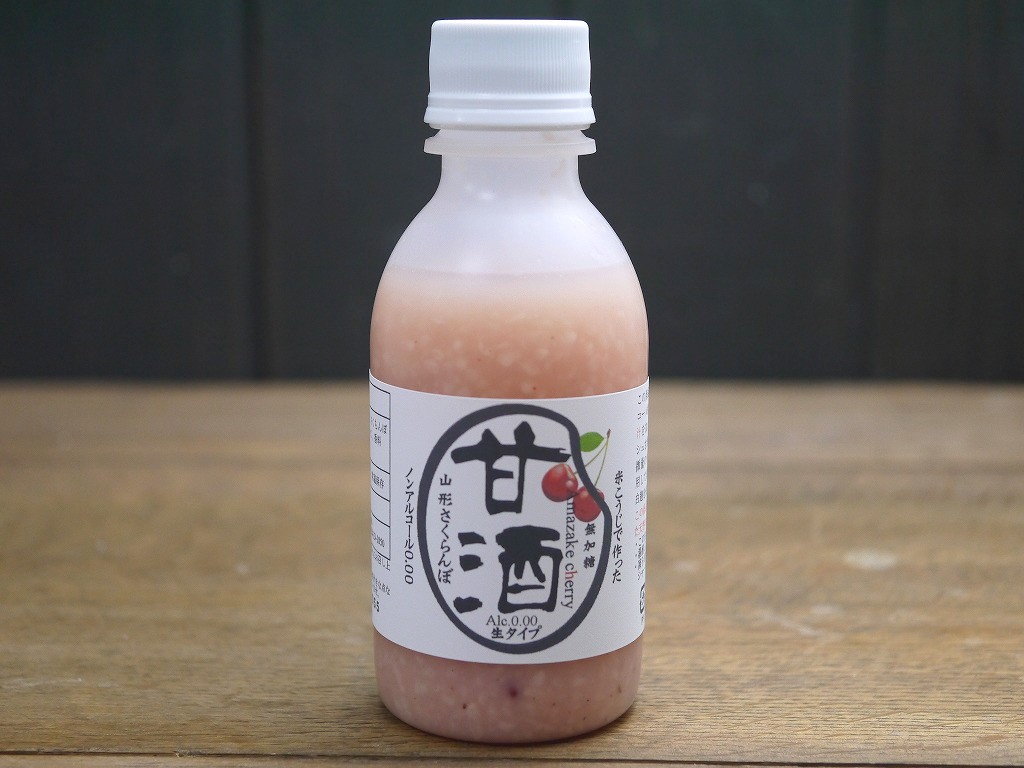 飲みきりボトル フルーツ甘酒 さくらんぼ（195g）