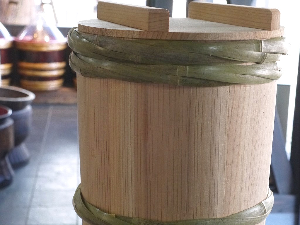 昭和本樽 昔の味噌杉桶 No.30