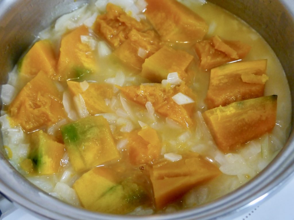 麹のかぼちゃスープ