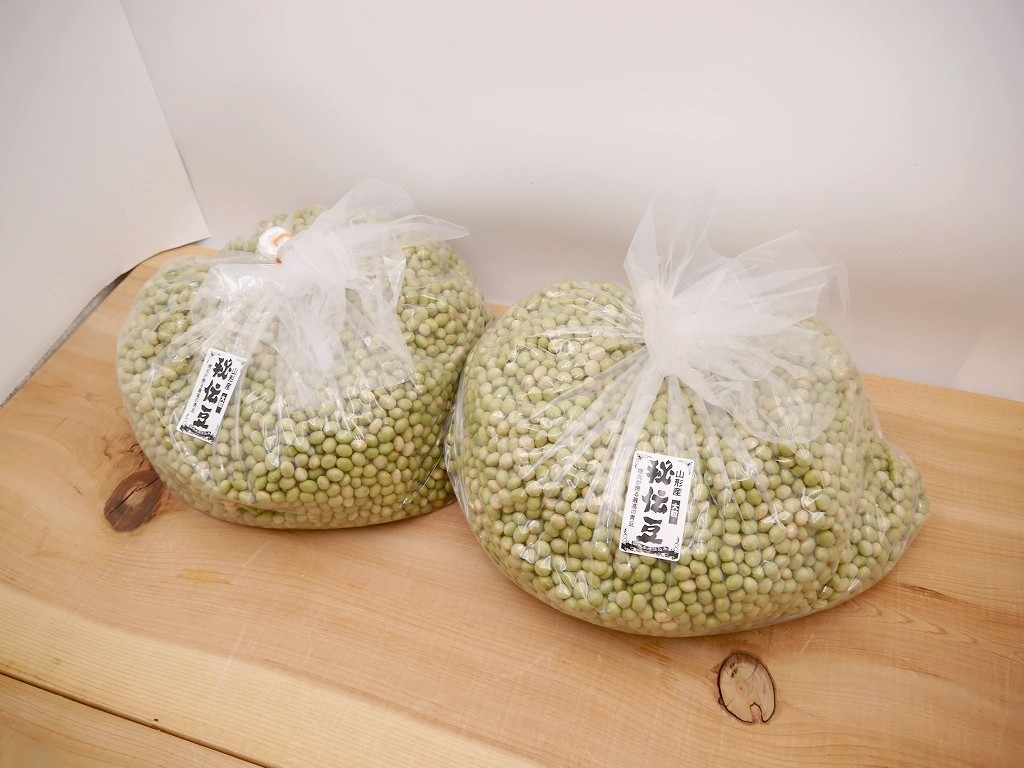 秘伝豆 大粒（5kg×2）青大豆