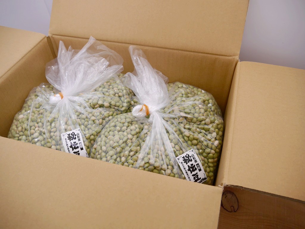 秘伝豆 大粒（5kg×2）青大豆