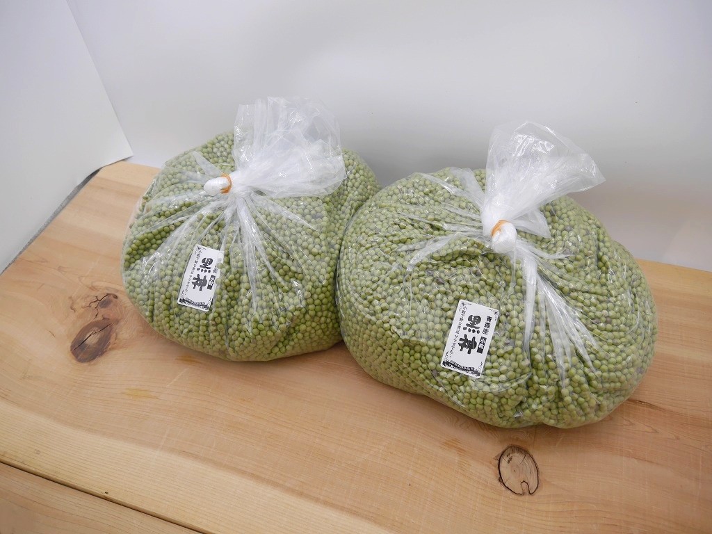 黒神 小粒（5kg×2）青大豆