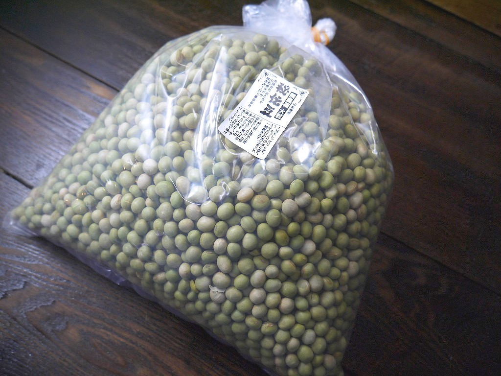 無農薬 秘伝豆 大粒(3kg)
