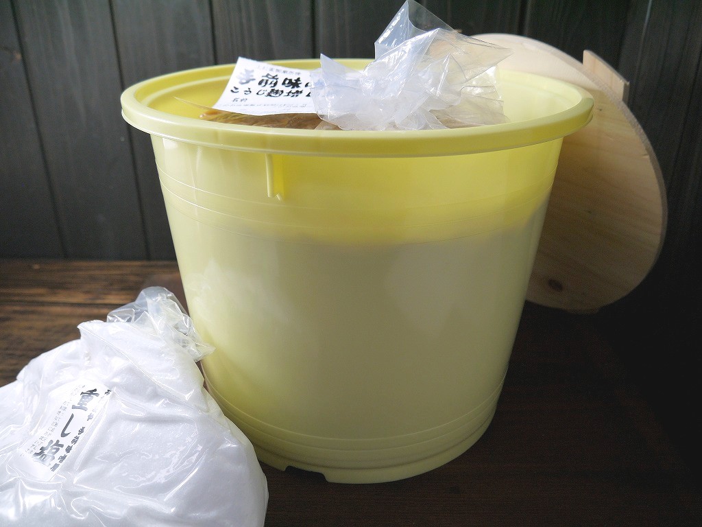 手前味噌 麹増し ポリ樽（10kg）