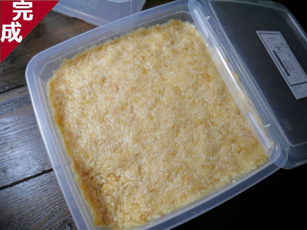 おたまやのタッパキットでかんたん味噌作り