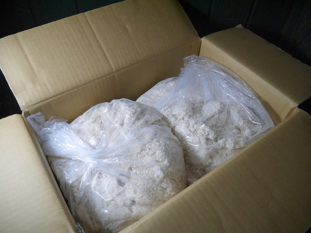 無農薬 有機肥料 玄米麹 生麹(5kg×2個)
