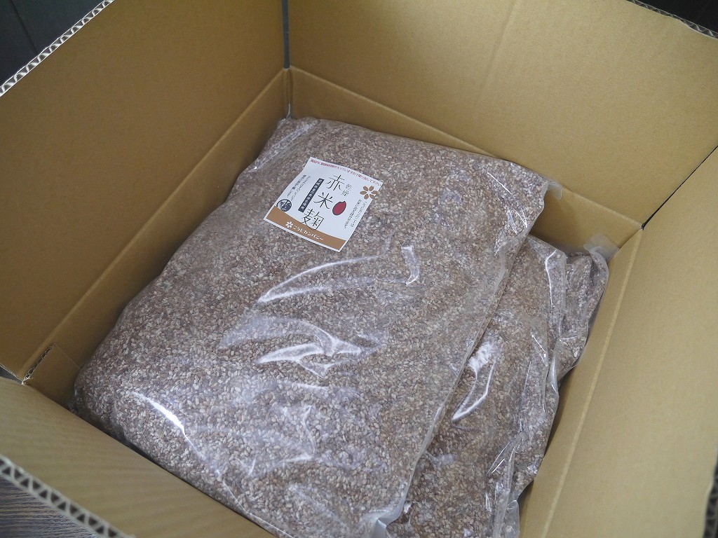 無農薬 有機肥料 乾燥赤米麹 乾燥麹（5kg×2袋）10kg