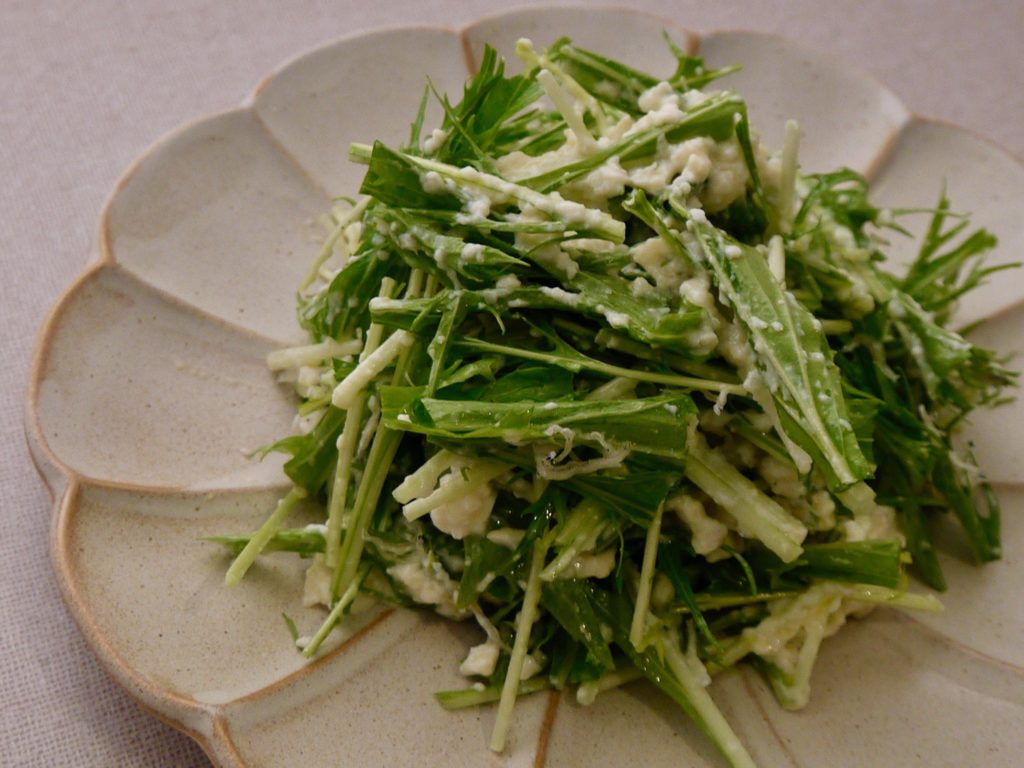 塩麹豆腐とじゃこのタンパクサラダ