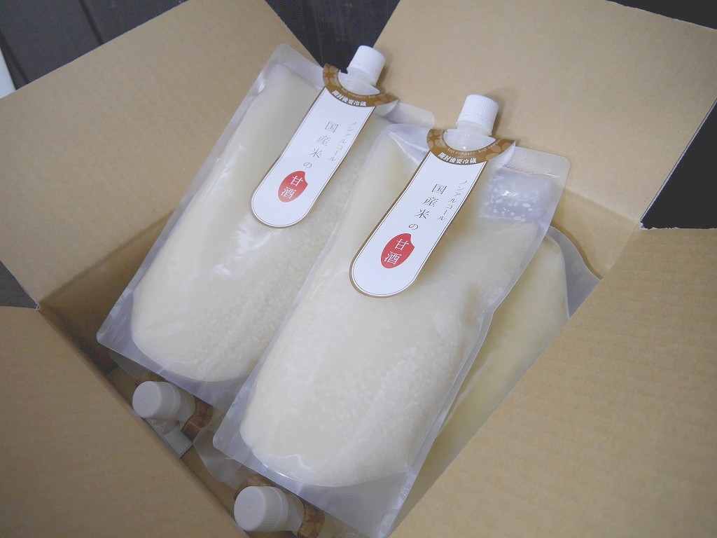 甘酒(1kg×4本)業務用 パウチ入り 4kg