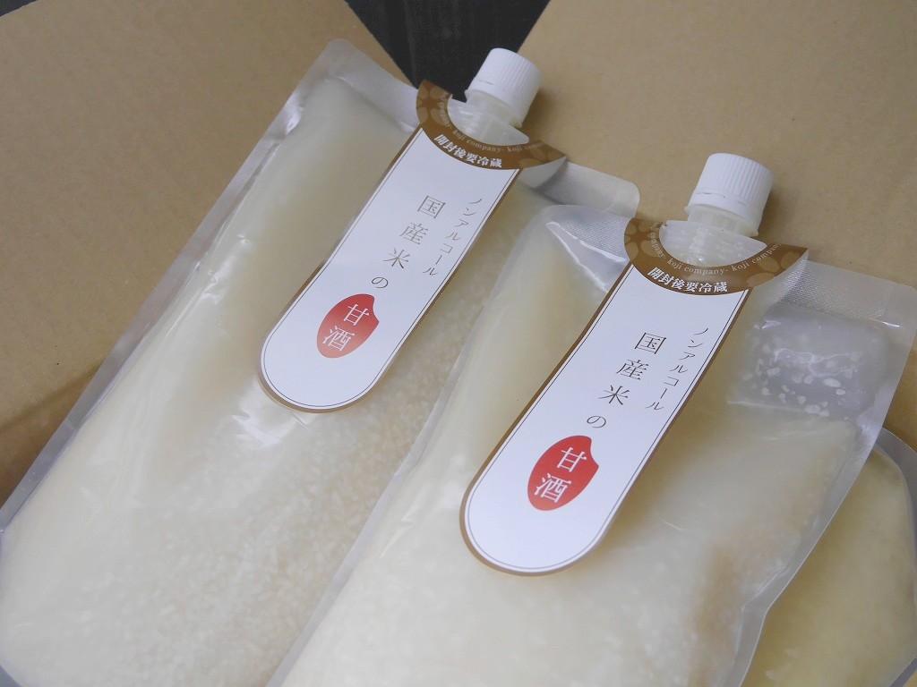 甘酒(1kg×4本)業務用 パウチ入り 4kg