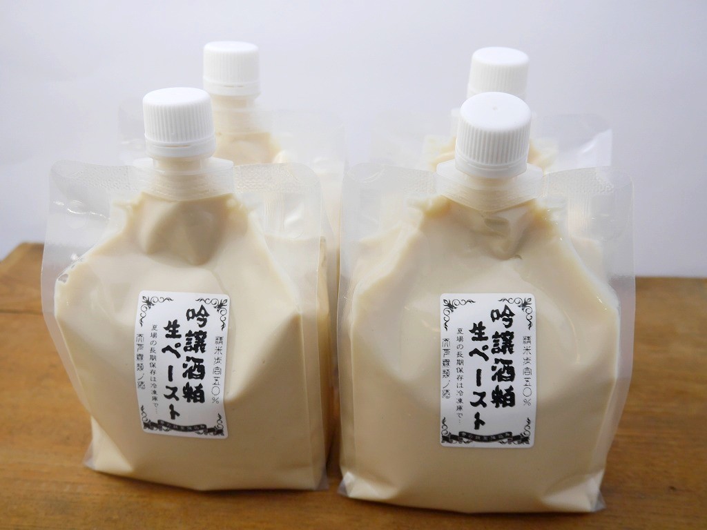 吟醸酒粕生ペースト4個セット(600gCB×4個)