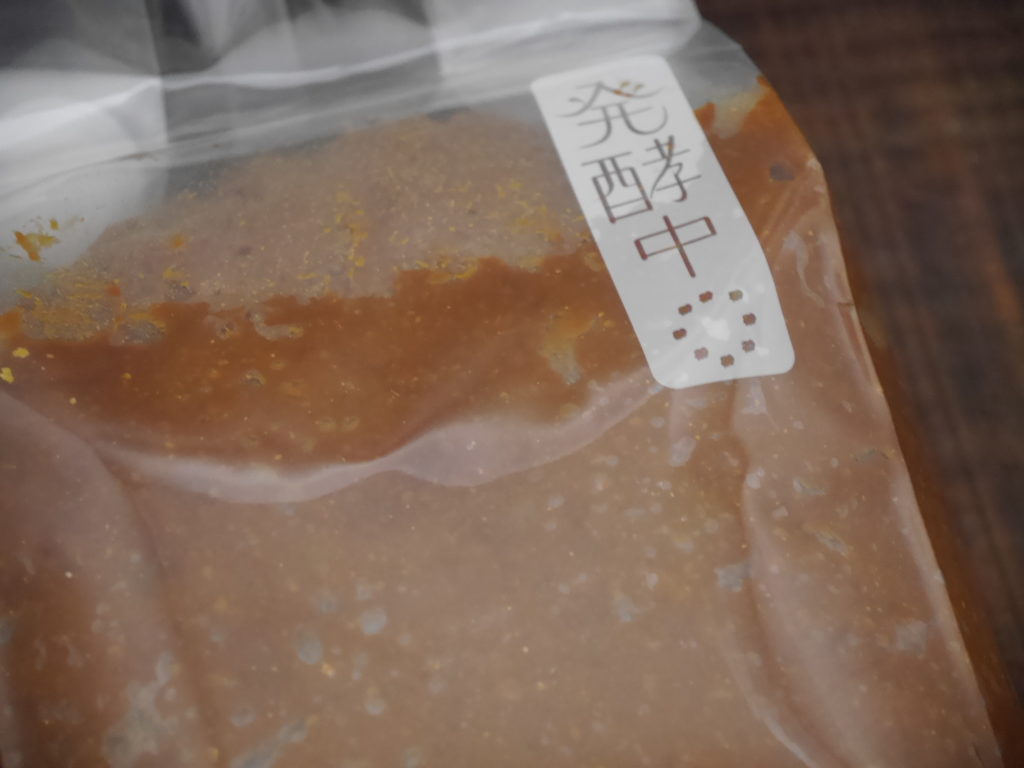 豆麹合わせ味噌（900g発酵袋）LABサンプル