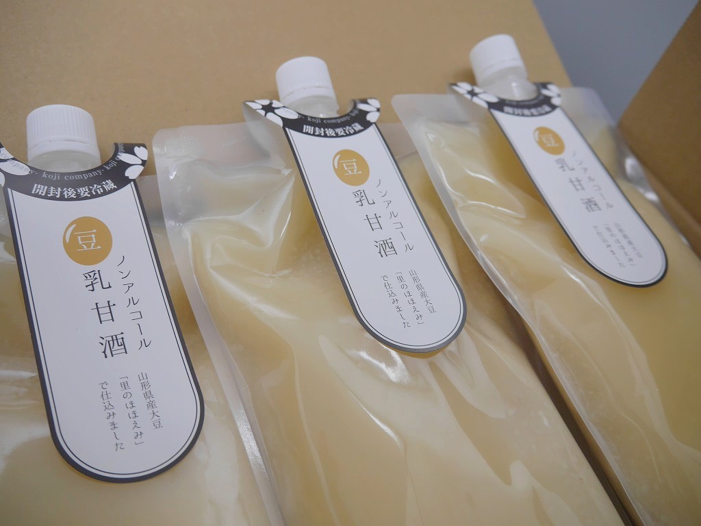 豆乳甘酒（900g×6本）業務用 パウチ入り