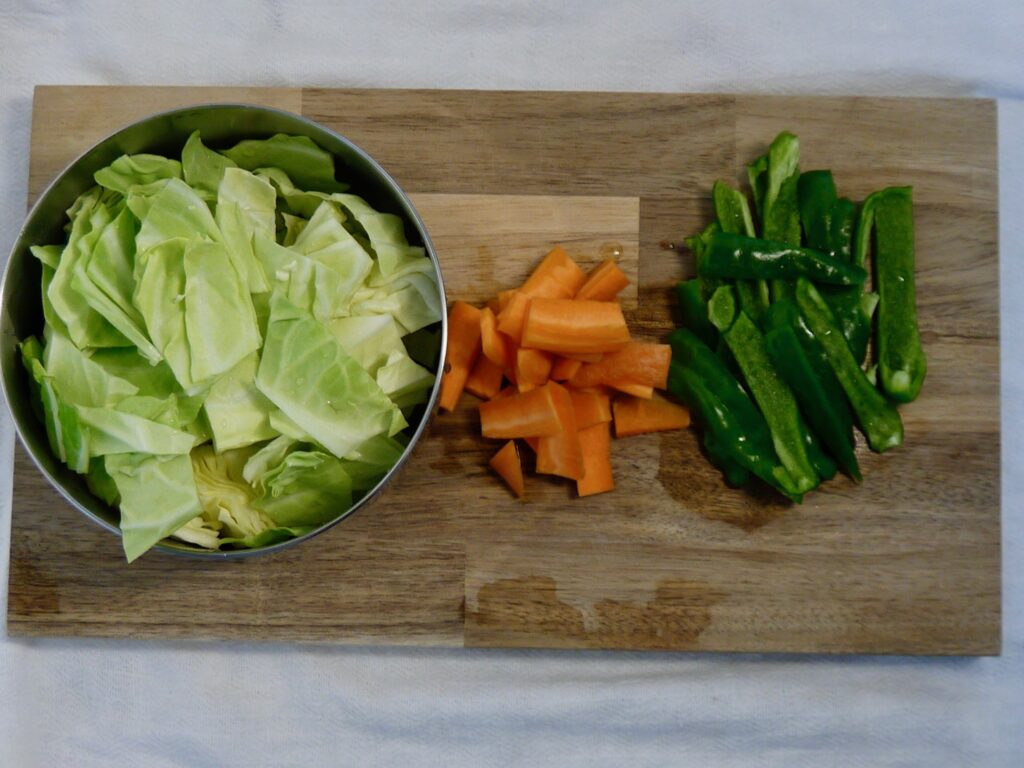 酒粕漬け豚肉の簡単野菜炒め