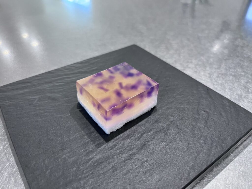 梅麹シロップの淡雪羹