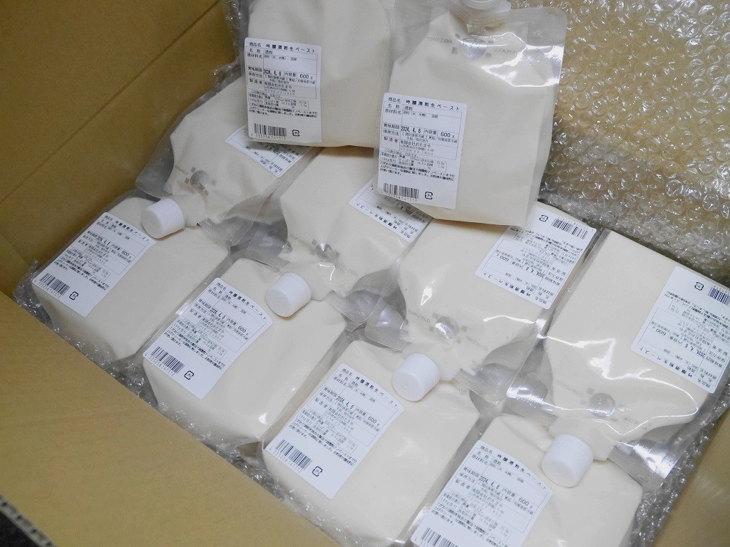 【訳あり】吟醸酒粕生ペースト(600g×10本 CB)