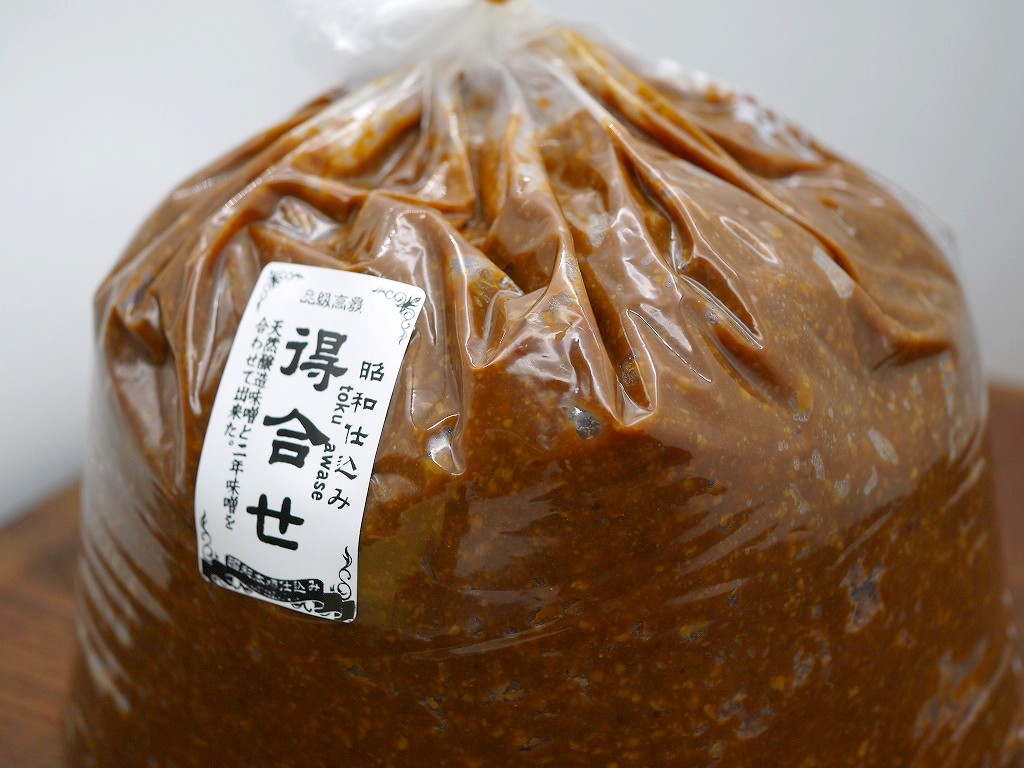 得合せ味噌（4kg）小分け1kgポリ樽付き