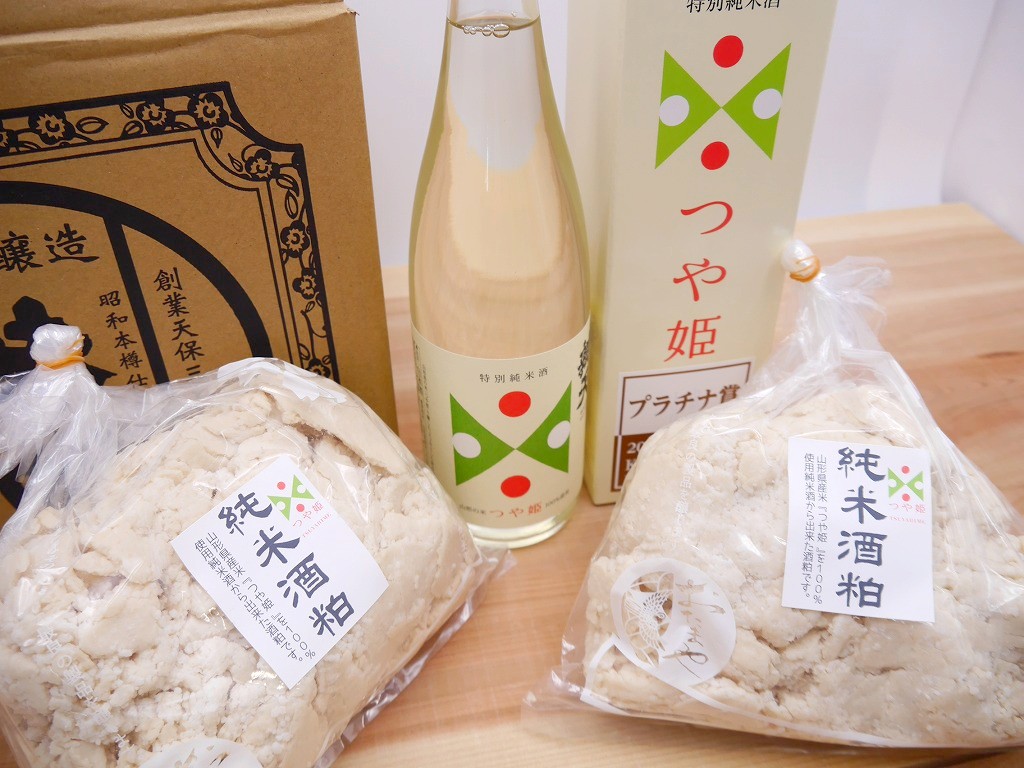 山形つや姫 のん兵衛セット（特別純米酒720ml・純米酒粕1kg×2）