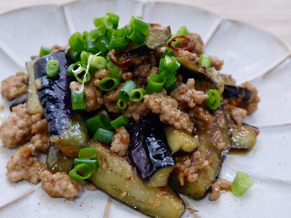 とろみなしの簡単麻婆茄子