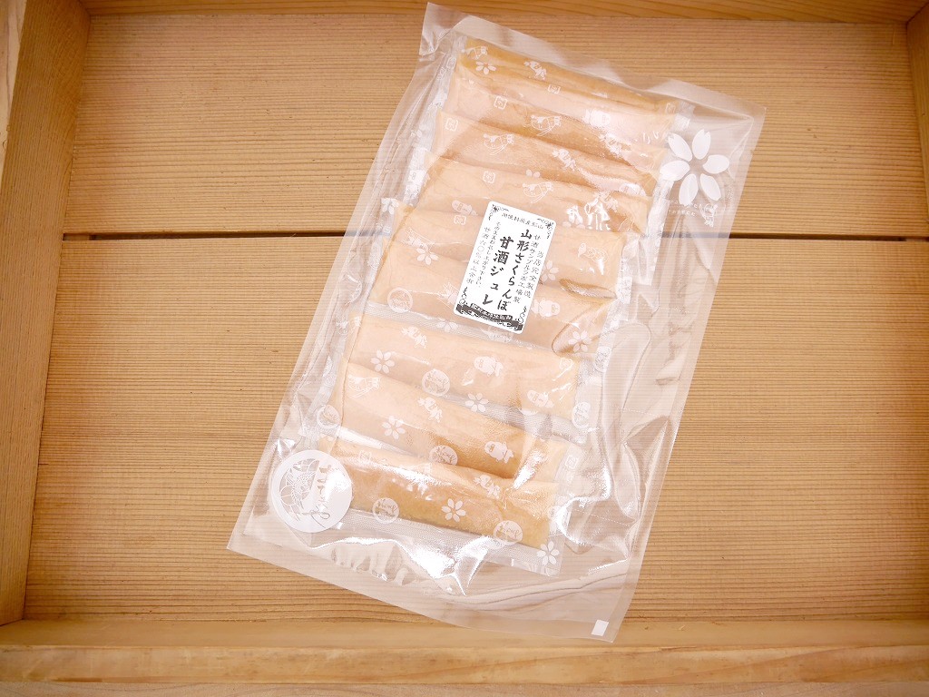 【訳あり】山形さくらんぼ甘酒ジュレ（30g×10本）