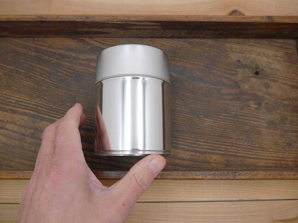 粉末保存用 ブリキ缶（中）