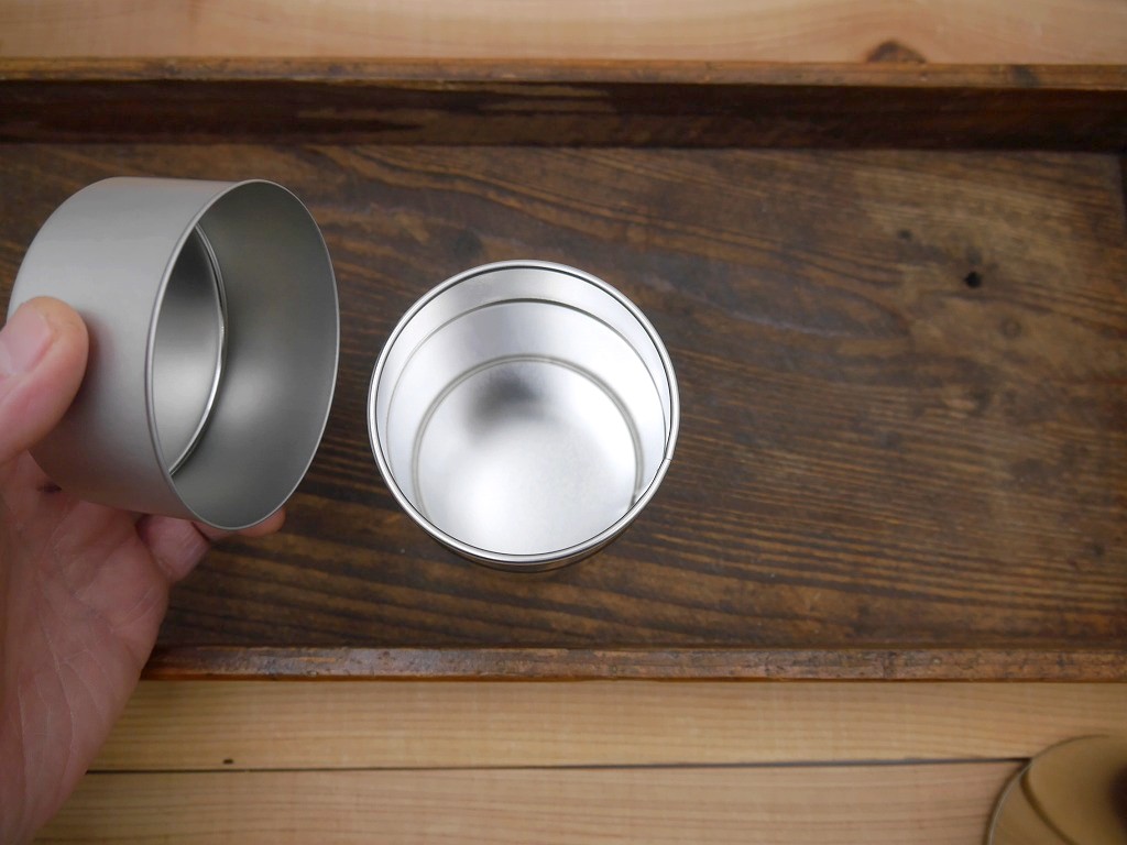 粉末保存用 ブリキ缶（小）