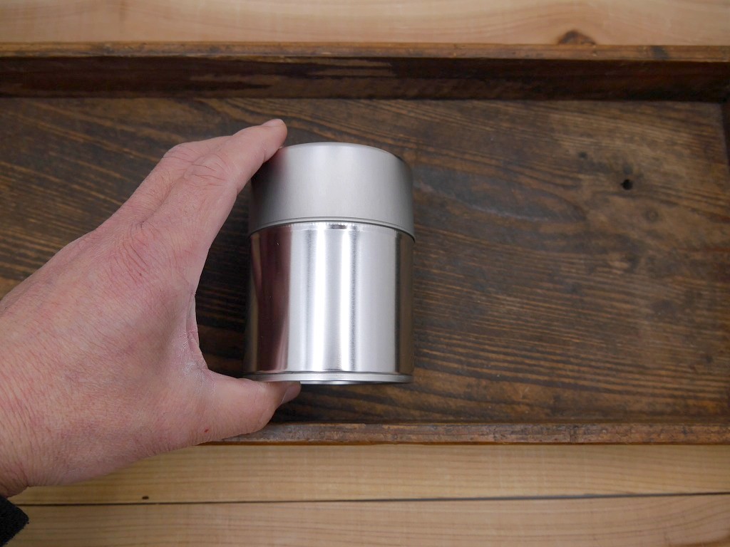 粉末保存用 ブリキ缶（小）