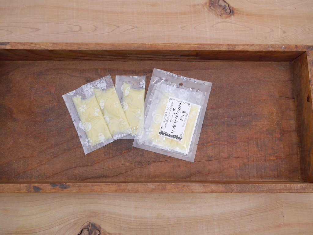 瀬戸田まるごとレモン 加糖ピューレ（7g×3）