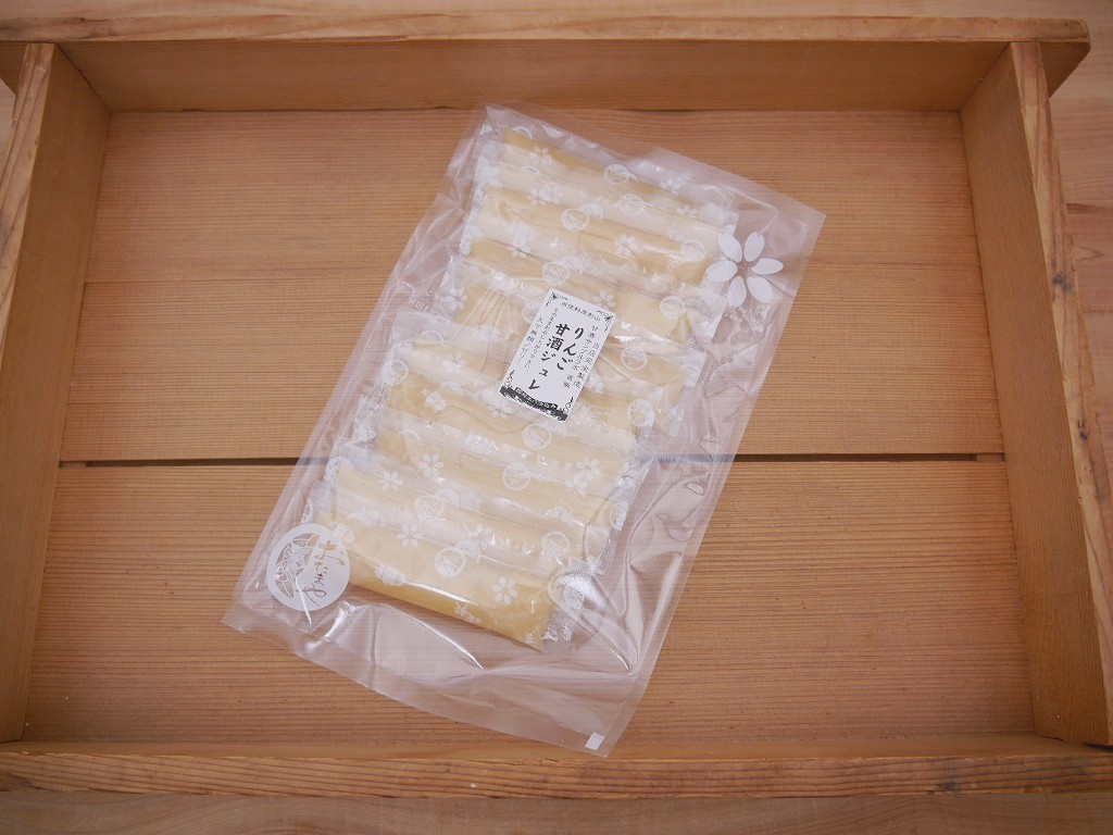 【訳あり】山形りんご甘酒ジュレ（30g×10本）
