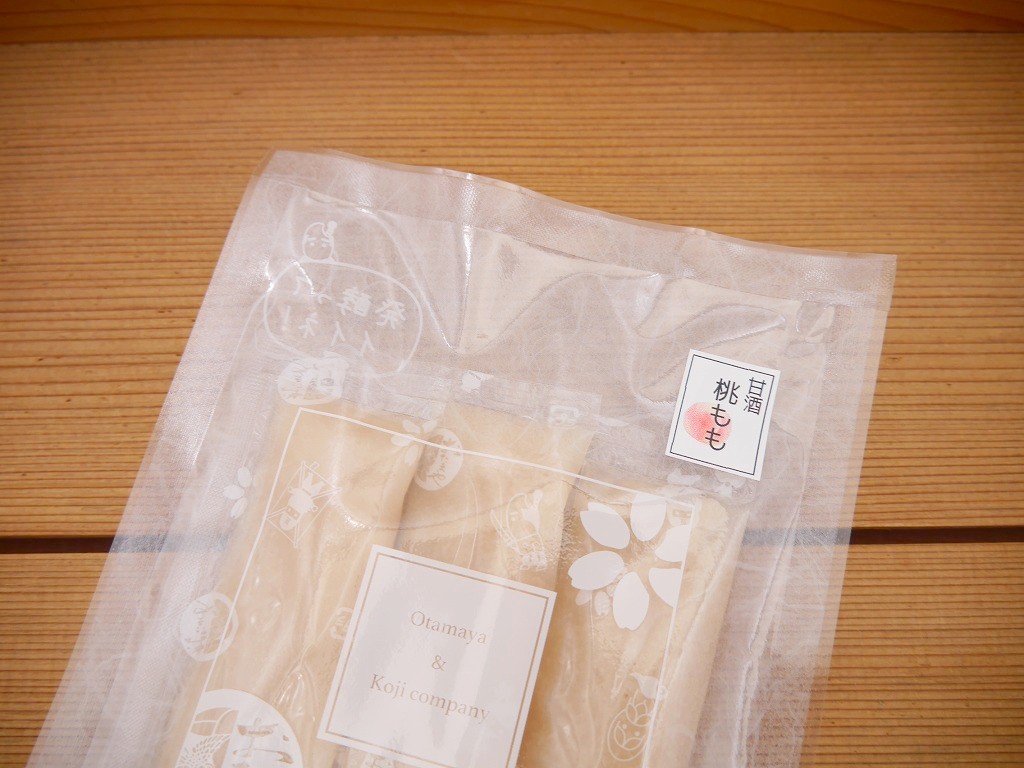 桃もも甘酒ジュレ（30g×3本）